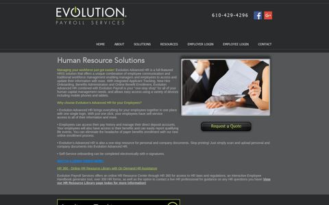 HR | Evolution Payroll - Evolution Payroll Services
