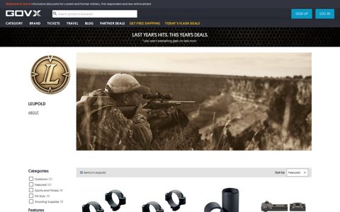 Leupold Discount for Military & Government | GovX