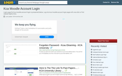 Kca Moodle Account Login - Straight Path to Any Login Page!