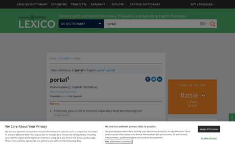 Portal | Definition of Portal by Oxford Dictionary on Lexico.com ...