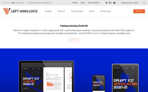 Fantasy Hockey Draft Kit | Draft Guide, Cheatsheets ...