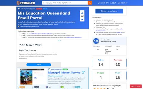 Mis Education Queensland Email Portal