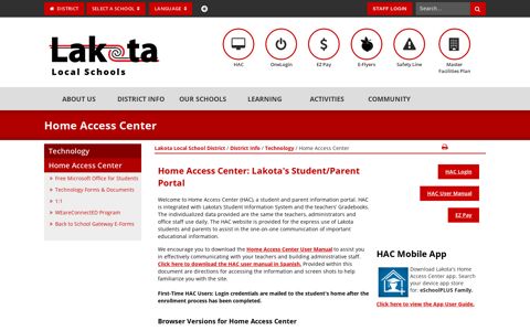 Home Access Center - Lakota Local School District
