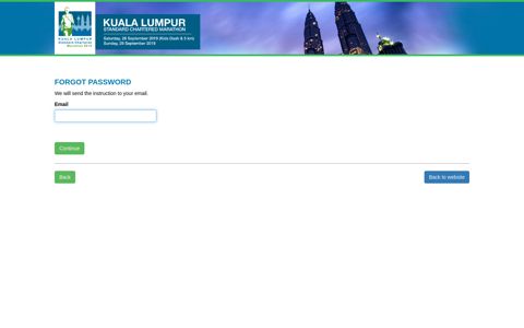 Kuala Lumpur Standard Chartered Marathon 2019: Registration