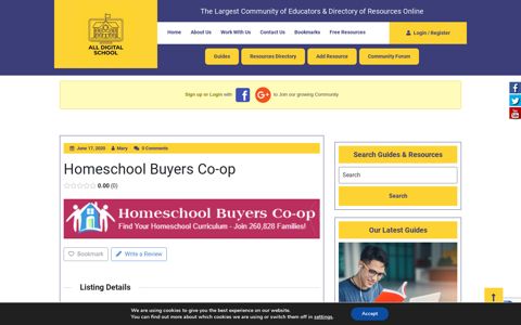 Homeschool Buyers Co-op - All Digital School