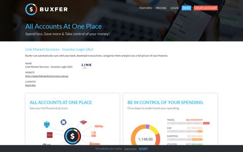 Sync With Link Market Services - Investor Login (au) | Buxfer