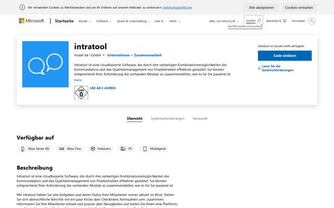 intratool beziehen – Microsoft Store de-DE