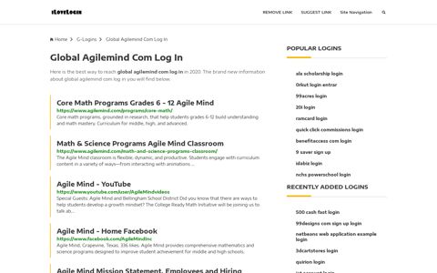 Global Agilemind Com Log In ❤️ One Click Access - iLoveLogin
