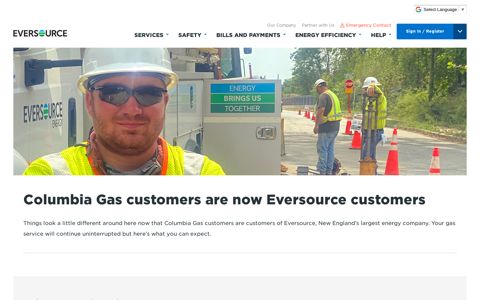 Eversource - Columbia Gas of Massachusetts