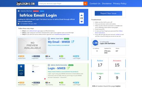 Iafrica Email Login - Logins-DB