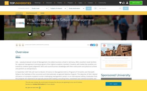 HHL Leipzig Graduate School of Management : Rankings ...