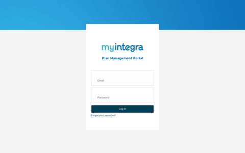 Sign In | Portal | Integra