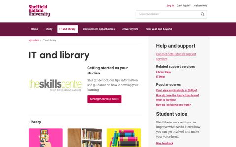 IT and library | Sheffield Hallam University