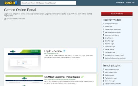 Gemco Online Portal - Loginii.com