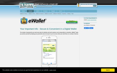 eWallet - Ilium Software
