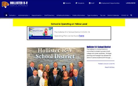 Hollister R-V Schools - Home
