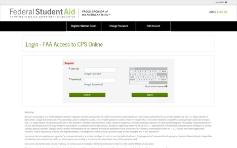 Federal Student Aid - Login