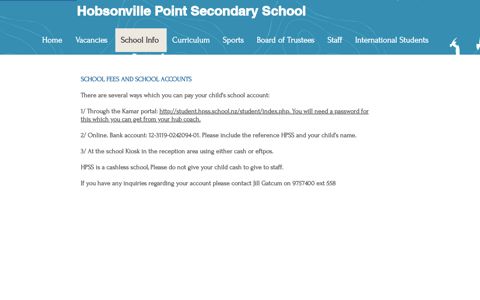 Payments | Hpss - Hobsonville Point Secondary School