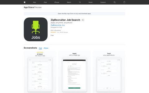 ‎ZipRecruiter Job Search on the App Store