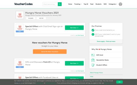 Hungry Horse Voucher | December 2020 - Voucher Codes