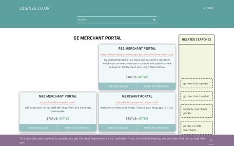 ge merchant portal - General Information about Login - Logines.co.uk