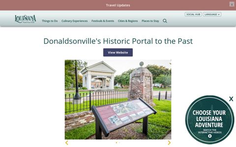 Donaldsonville's Historic Portal to the Past | Louisiana Travel
