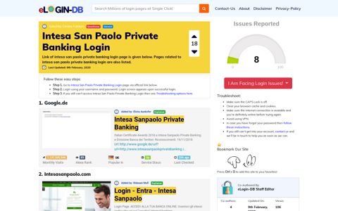 Intesa San Paolo Private Banking Login