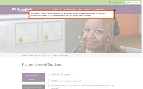 FAQs GreenPath Financial Wellness