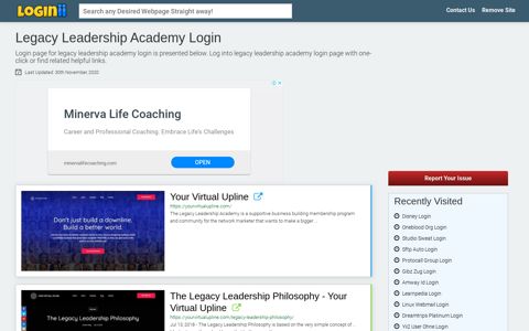 Legacy Leadership Academy Login - Loginii.com