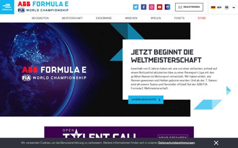 FIA Formula E: Das offizielle Zuhause der Formula E