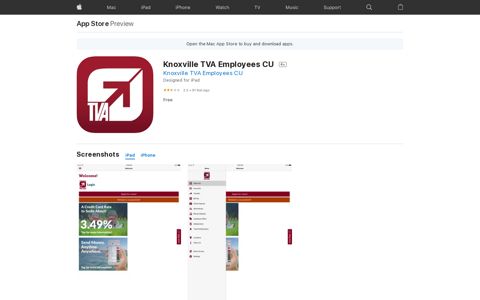 ‎Knoxville TVA Employees CU on the App Store