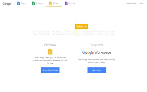 Google Slides: Free Online Presentations for Personal Use