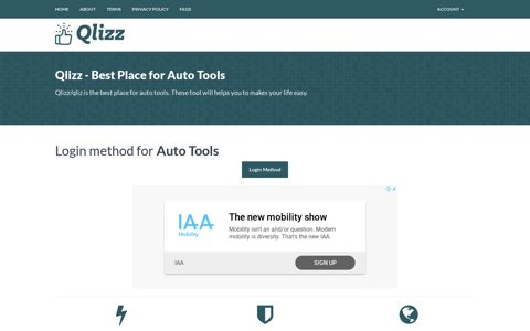 Qlizz - Best Place for Auto Tools.
