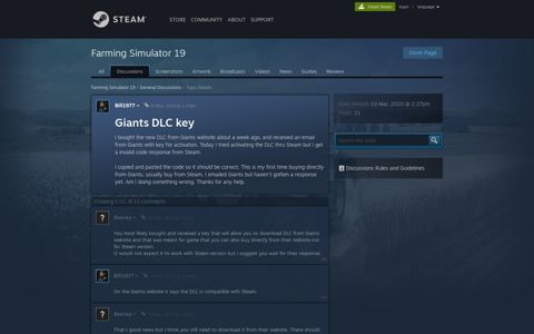 Giants DLC key :: Farming Simulator 19 General Discussions