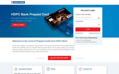 HDFC Bank Prepaid Card