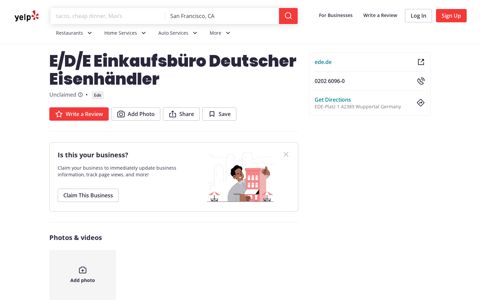 E/D/E Einkaufsbüro Deutscher Eisenhändler - EDE-Platz 1 ...