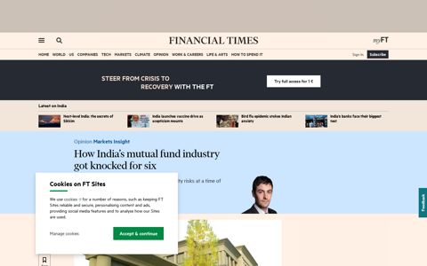How India's mutual fund industry got knocked for six ...