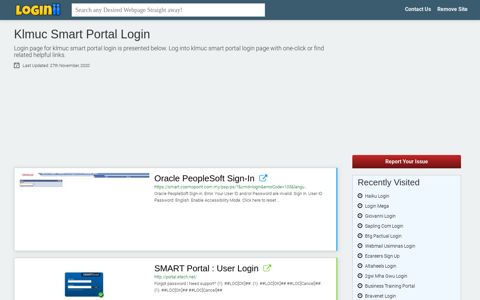 Klmuc Smart Portal Login - Loginii.com