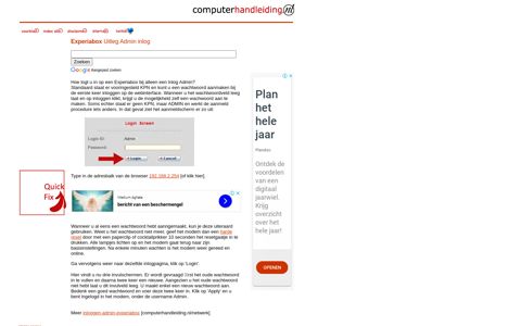 inloggen-admin-experiabox - computerhandleiding.nl