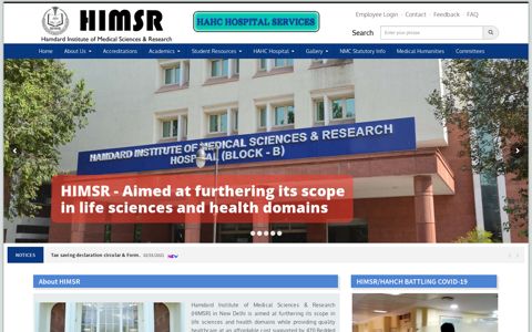 Home - Hamdard Institute of Medical Sciences & Research ...