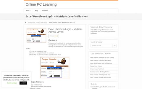 Excel Userform Login - Multiple Level - Plus +++ - Online PC ...