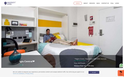 Iglu Central Sydney Student Accommodation | University Living