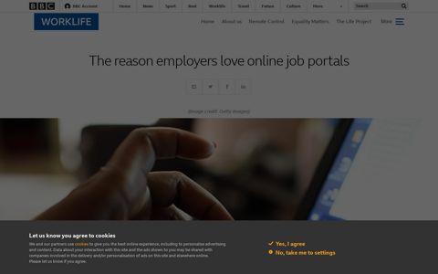 The reason employers love online job portals - BBC Worklife