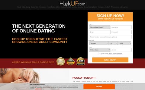SIGN UP NOW! - HookUP