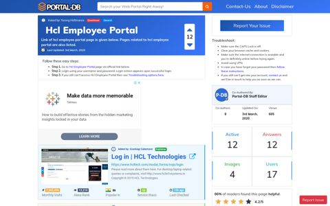 Hcl Employee Portal