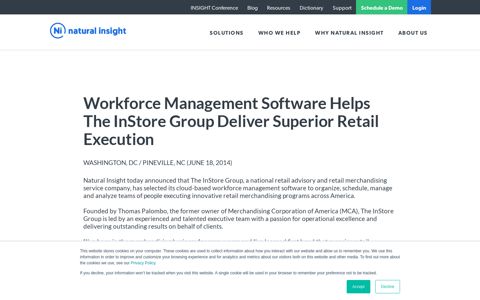Workforce Management Software Helps The InStore Group ...