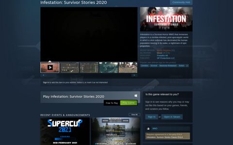 Infestation: Survivor Stories 2020 on Steam