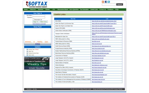 Useful Links - Softax