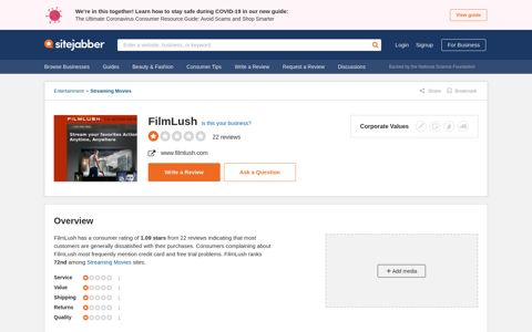 FilmLush Reviews - 22 Reviews of Filmlush.com | Sitejabber