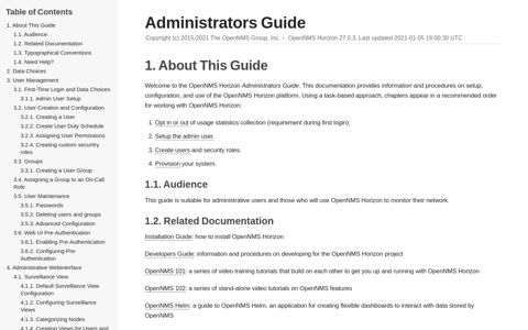 Administrators Guide - OpenNMS Projects
